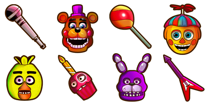 Five Nights at Freddy's cursor collection