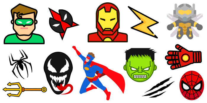 Comics cursor collection