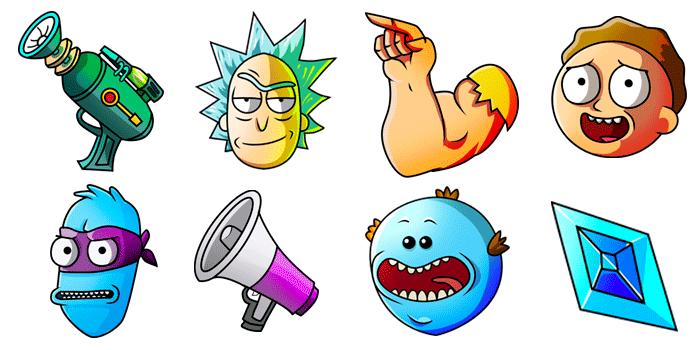 Rick and Morty cursor collection
