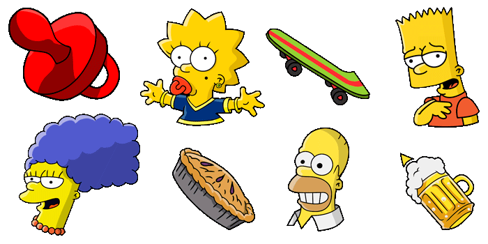 Cursors collection The Simpsons