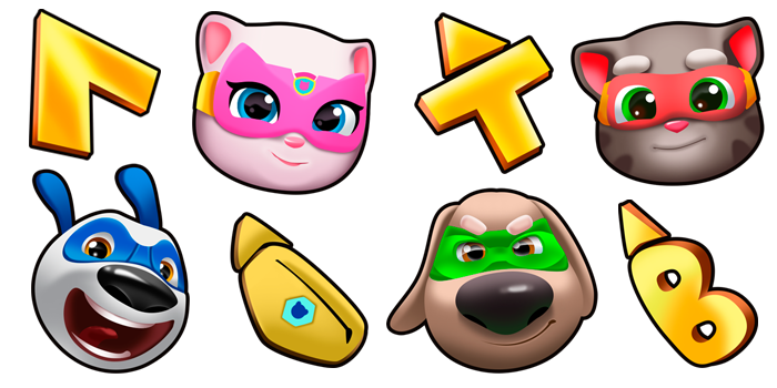 Talking Tom and Friends cursor collection